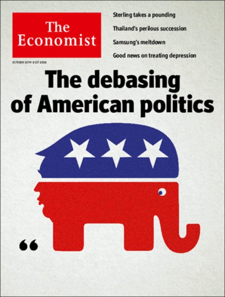 英国The Economist（エコノミスト） 2016年10月15日発売号 表紙