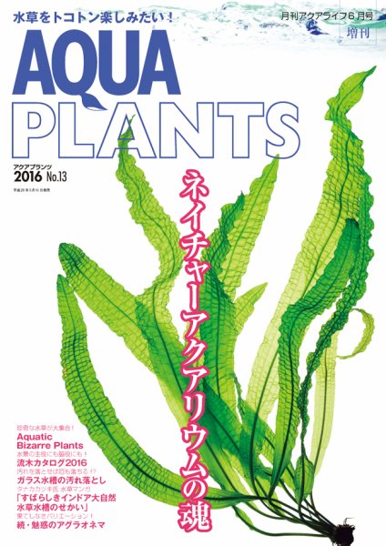 AQUA PLANTS（アクアプランツ） No.13 (発売日2016年05月16日) 表紙