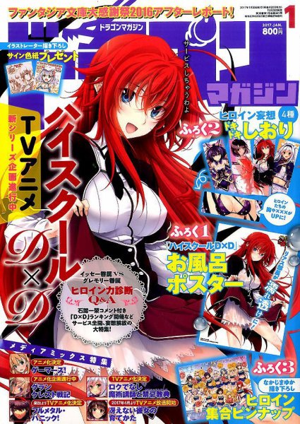 DRAGON MAGAZINE (ドラゴンマガジン) 2017年1月号 (発売日2016年11月19日) 表紙