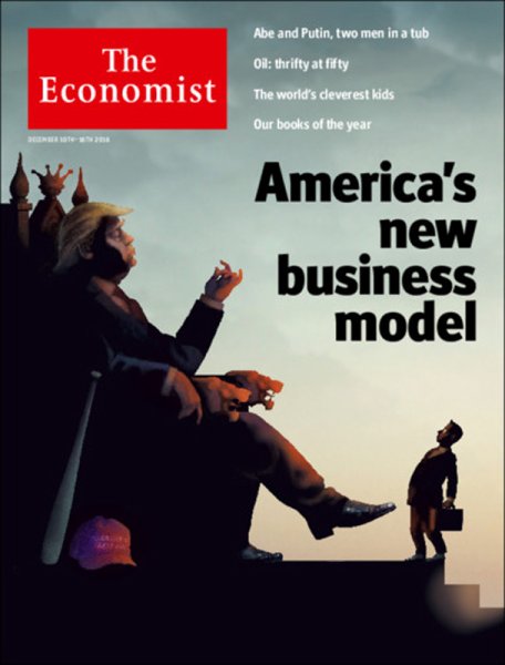英国The Economist（エコノミスト） 2016年12月10日発売号 表紙