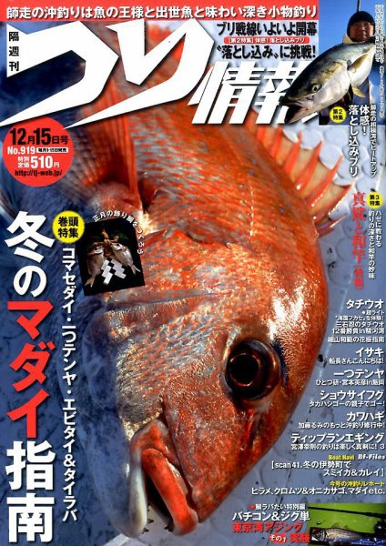 つり情報 2016年12/15号 (発売日2016年12月01日) 表紙