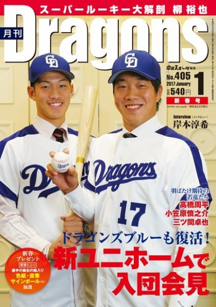 月刊 Dragons ドラゴンズ 2017年1月号 (発売日2016年12月22日) 表紙