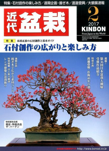 月刊 近代盆栽 2017年2月号 (発売日2016年12月29日) 表紙