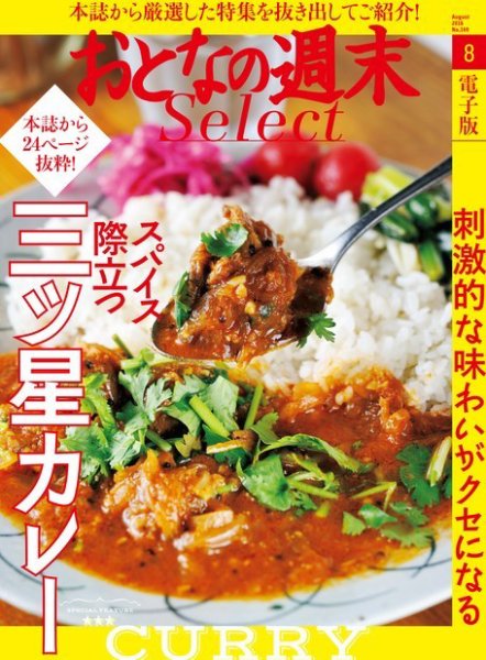 おとなの週末セレクト 「スパイス際立つ三ツ星カレー」＜2016年8月号＞ (発売日2016年08月12日) 表紙
