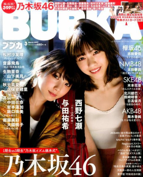 BUBKA（ブブカ） 2017年3月号 (発売日2017年01月31日) 表紙