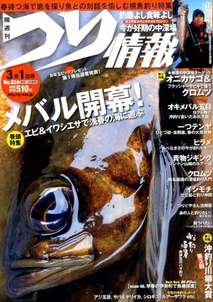 つり情報 2017年3/1号 (発売日2017年02月15日) 表紙