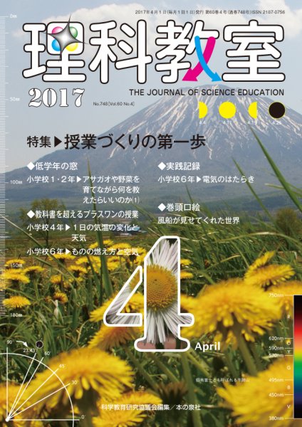 理科教室 2017年4月号 (発売日2017年03月16日) 表紙