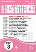 酒類食品統計月報 2017年3月 表紙