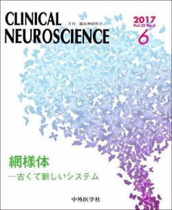 Clinical Neuroscience（クリニカルニューロサイエンス） 2017年6月号 (発売日2017年06月01日) 表紙