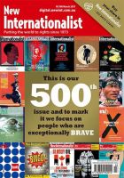 New Internationalist（ニューインターナショナリスト）英語版 No.500 表紙