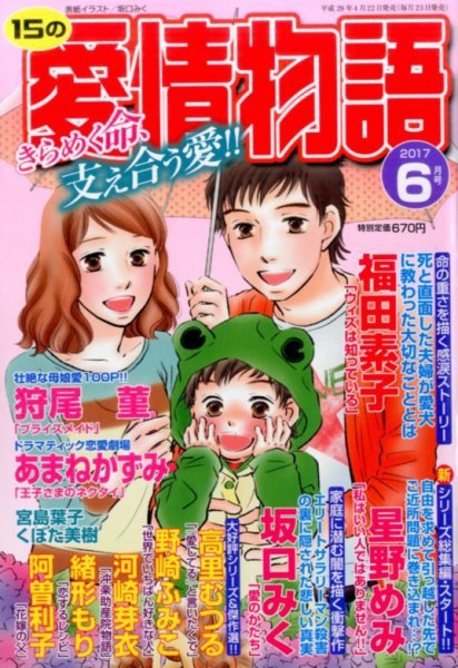 15の愛情物語 2017年6月号 (発売日2017年04月22日) 表紙
