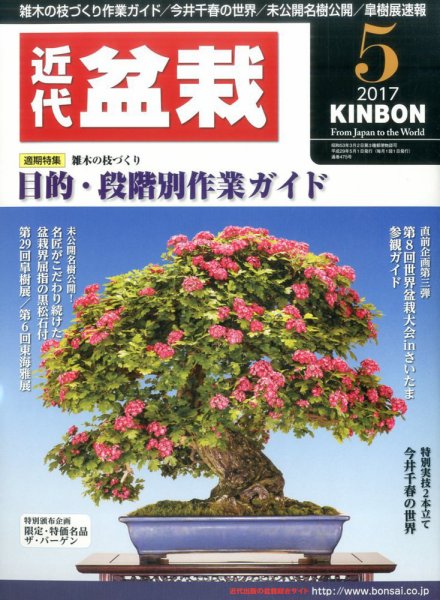 月刊 近代盆栽 2017年5月号 (発売日2017年04月04日) 表紙