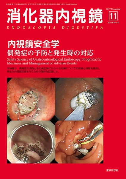 消化器内視鏡 17年11月号 (発売日2017年11月25日) 表紙