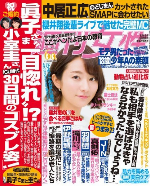 週刊女性 2017年6/6号 (発売日2017年05月23日) 表紙