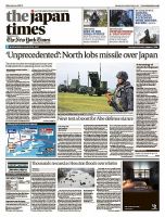 The Japan Times / The New York Times  表紙