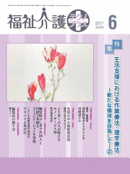 福祉介護テクノプラス 2017年6月号 (発売日2017年06月01日) 表紙