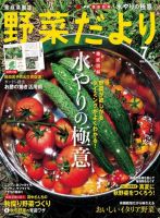 野菜だより 2017年7月号 (発売日2017年06月02日) 表紙