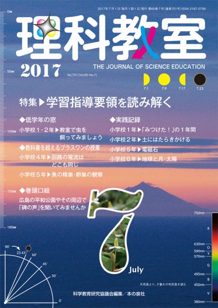 理科教室 2017年7月号 (発売日2017年06月16日) 表紙