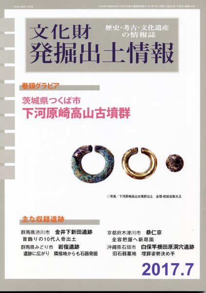 文化財発掘出土情報 7月号 (発売日2017年07月01日) 表紙