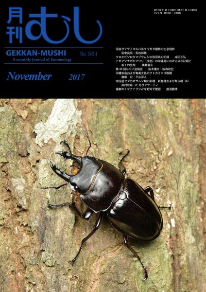 月刊むし 561 (発売日2017年10月23日) 表紙