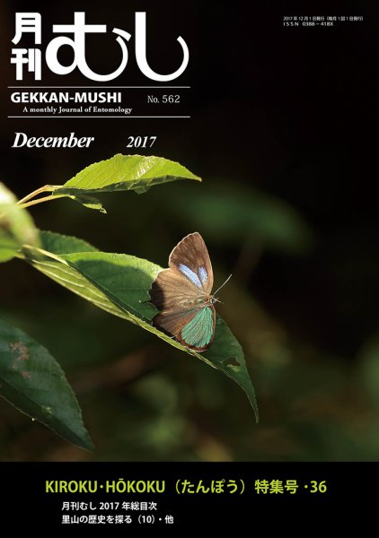 月刊むし 562 (発売日2017年11月22日) 表紙