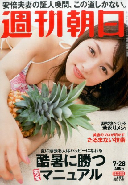 週刊朝日 2017年7/28号 (発売日2017年07月18日) 表紙