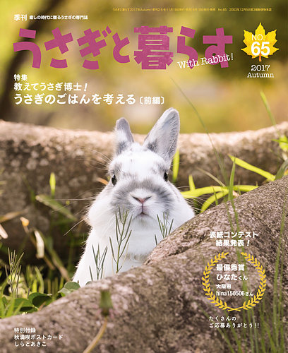 うさぎと暮らす 2017年10月号 (発売日2017年08月19日) | 雑誌/定期購読