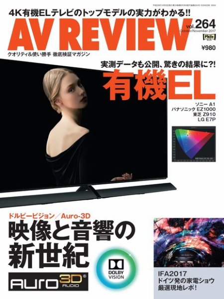 AVレビュー（AV REVIEW） 2017年11月号（vol.264) (発売日2017年09月16日) 表紙