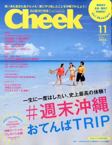 CHEEK（チーク） 2017年11月号 (発売日2017年09月23日) 表紙
