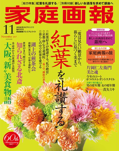 家庭画報 プレミアムライト 2017年11月号 (発売日2017年09月30日) 表紙