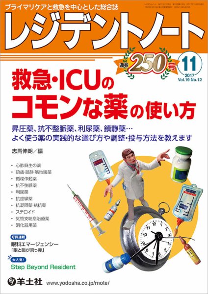 レジデントノート Vol.19No.12 (発売日2017年10月10日) 表紙