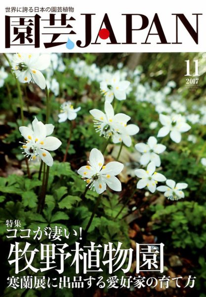 園芸Japan 2017年11月号 (発売日2017年10月12日) 表紙