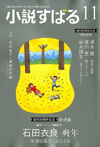 小説すばる 2017年11月号 (発売日2017年10月17日) 表紙