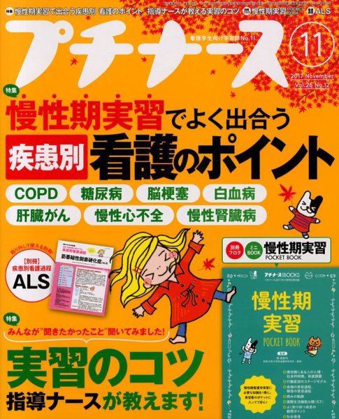 プチナース 2017年11月号 (発売日2017年10月10日) 表紙