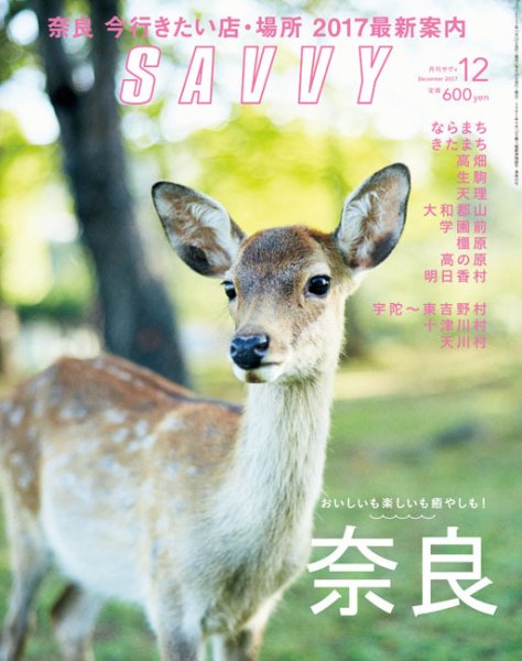 SAVVY (サヴィ) 2017年12月号 (発売日2017年10月23日) 表紙