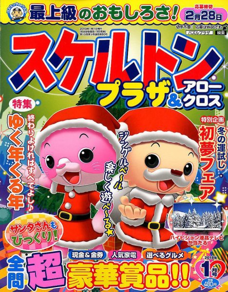 スケルトンプラザ 2018年1月号 (発売日2017年11月17日) 表紙