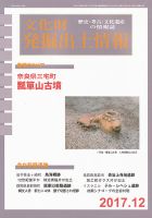 文化財発掘出土情報 12月号  (発売日2017年12月01日) 表紙