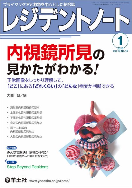 レジデントノート Vol.19No.15 (発売日2017年12月10日) 表紙