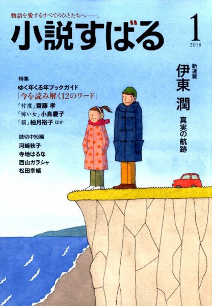 小説すばる 2018年1月号 (発売日2017年12月16日) 表紙