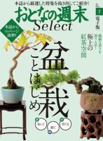 おとなの週末セレクト 「盆栽ことはじめ＆極上の紅茶空間」＜2017年7月号＞ 表紙