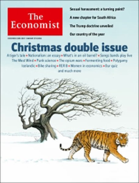 英国The Economist（エコノミスト） 2017年12月23日発売号 表紙