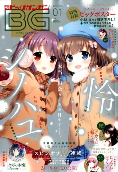 ビッグガンガン 2018年1/23号 (発売日2017年12月25日) 表紙