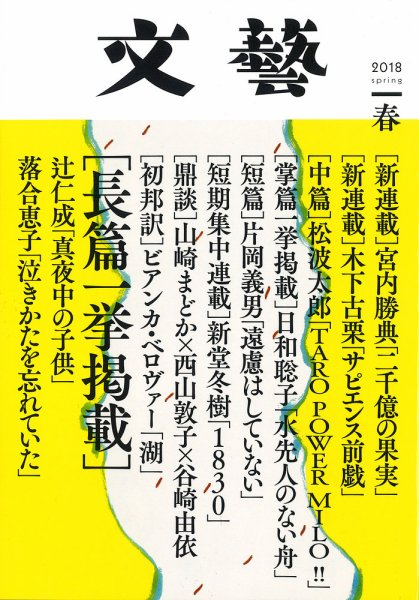 文藝 2018年春季号 (発売日2018年01月09日) 表紙