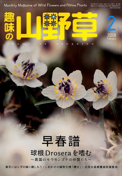 趣味の山野草 2018年2月号 (発売日2018年01月12日) 表紙