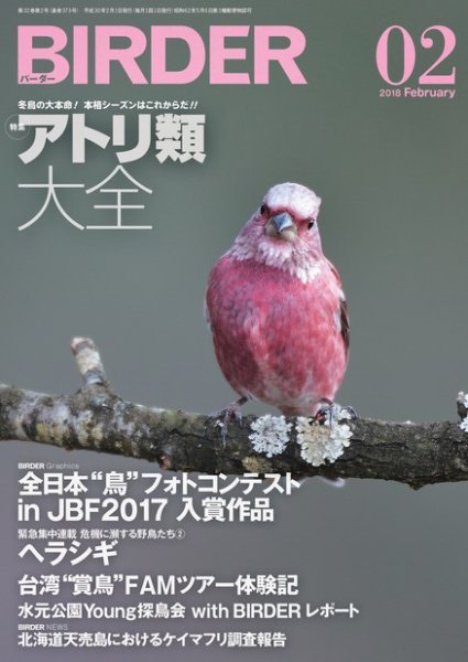 BIRDER（バーダー） 2018年2月号 (発売日2018年01月16日) 表紙