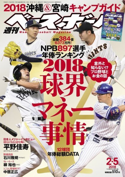 週刊ベースボール 2018年2/5号 (発売日2018年01月24日) 表紙