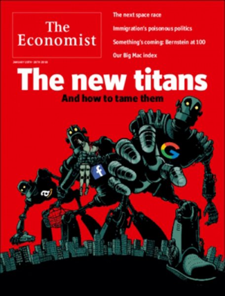 英国The Economist（エコノミスト） 2018年01月20日発売号 表紙