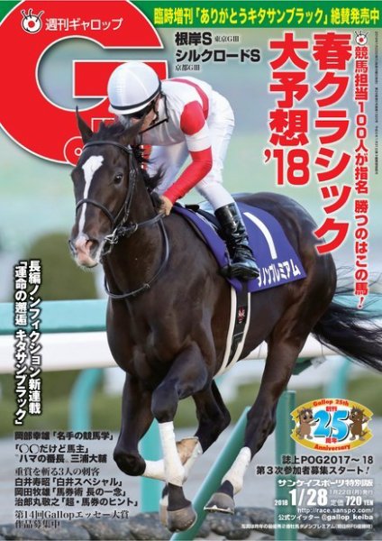 週刊Gallop（ギャロップ） 1月28日号 (発売日2018年01月23日) 表紙