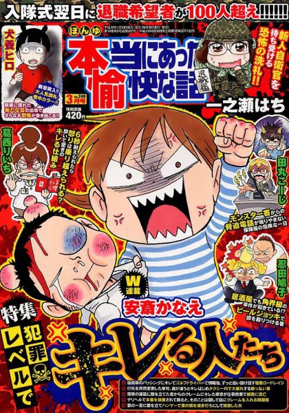 本当にあった愉快な話 2018年3月号 (発売日2018年01月30日) 表紙