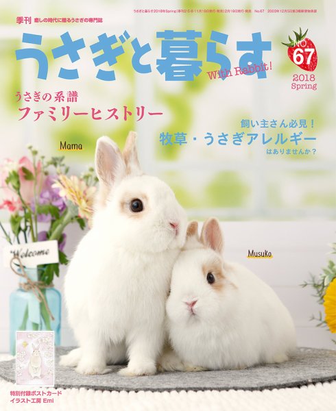 うさぎと暮らす 2018年4月号 (発売日2018年02月19日) 表紙